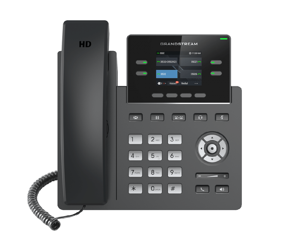 Téléphone IP Grandstream GRP2612 a 2 lignes de "qualité opérateur"