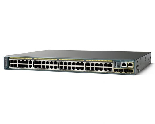 [C2960S-48FPS-L] Switch Cisco Catalyst 2960-S 48 Ports Gigabit PoE 740W 10/100/1000, 4x 1G SFP, Lan Base